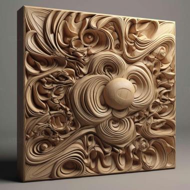 Patterns and decorations stl Isotoma 3 3d model